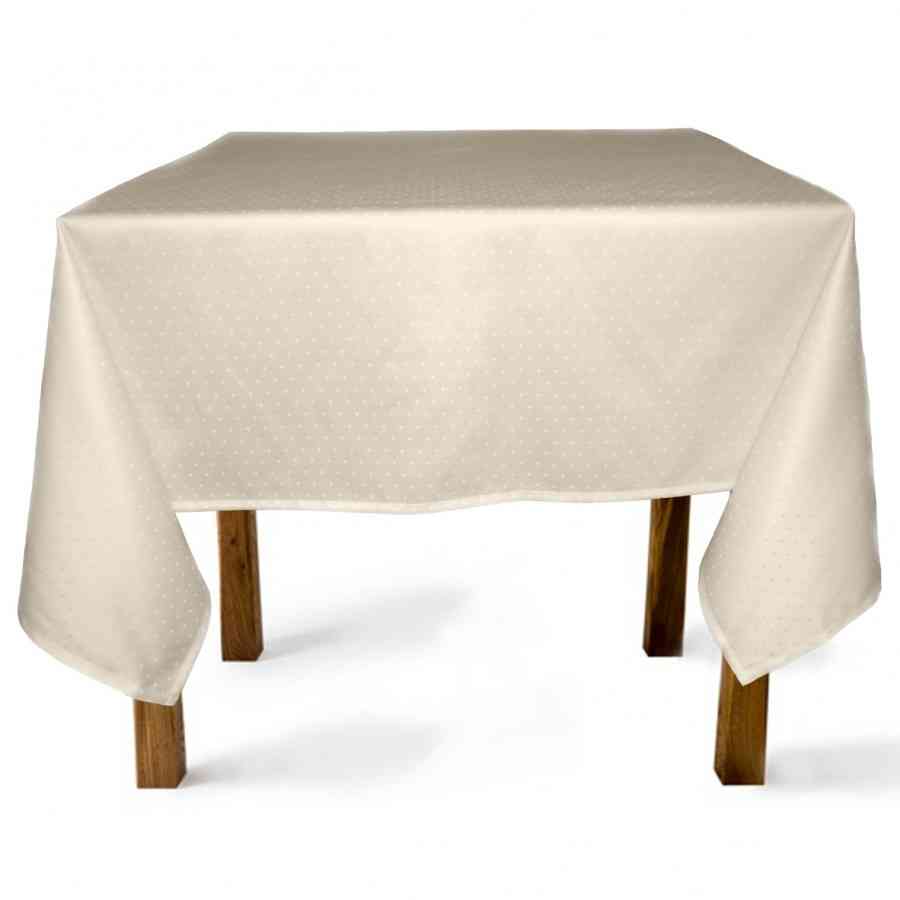 Faţă masă  Damasc model Topo Crem 150x220 cm