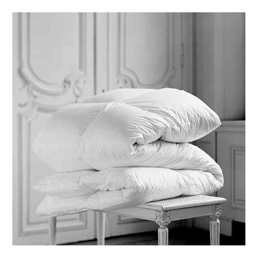 Pilota matlasata Toamna- Iarna Renforce bumbac alb 180X210CM