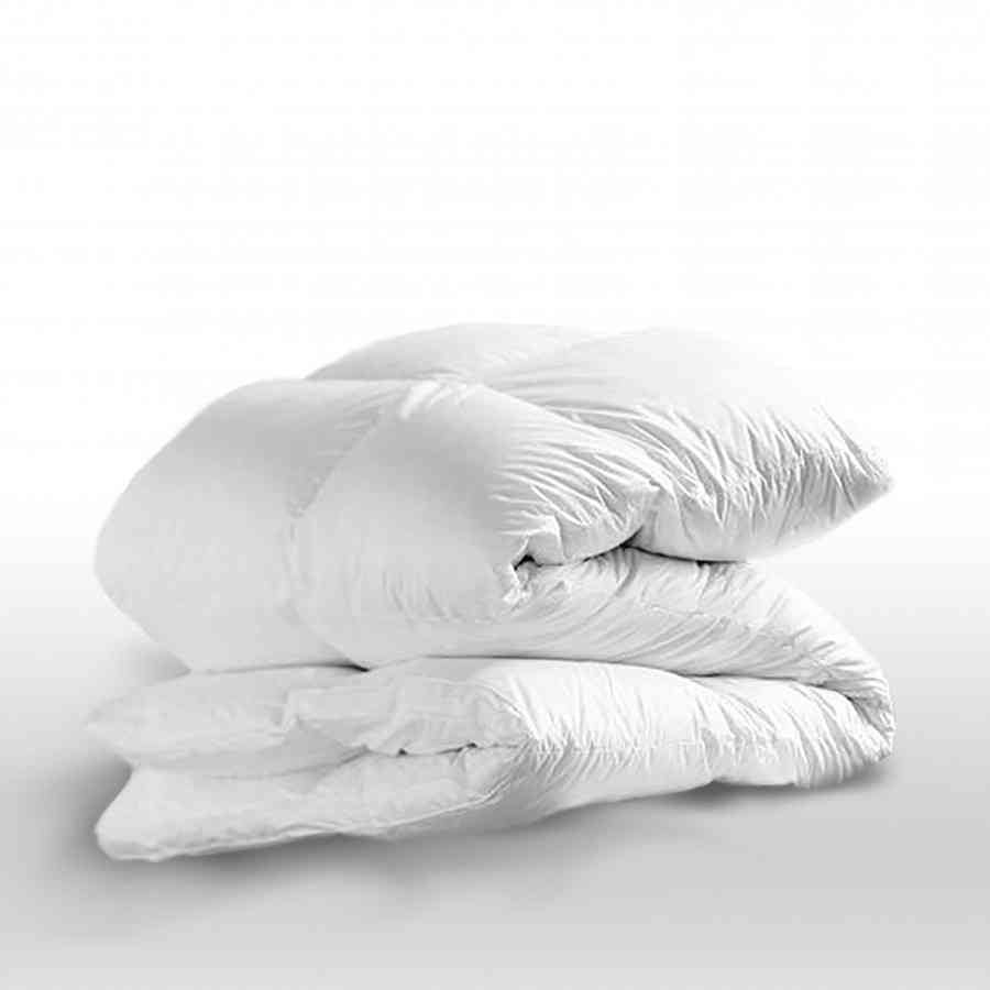 Pilota matlasata Toamna- Iarna Renforce bumbac alb 200X220CM